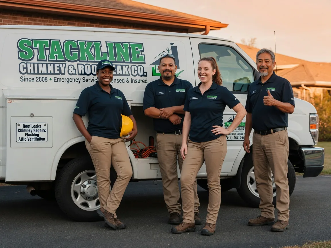Chimney flashing repair company in Comptche, CA